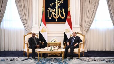 الرئيس عبدالفتاح السيسي والفريق أول عبدالفتاح البرهان