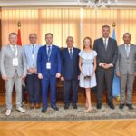 محافظ الإسكندرية مع الوفد الروسي