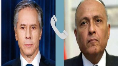 وزير الخارجية المصري ونظيره الأمريكي