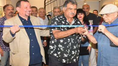افتاح معرض شاكر المعداوي