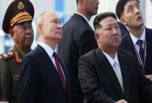 الرئيس الروسي ونظيره الكوري الشمالي