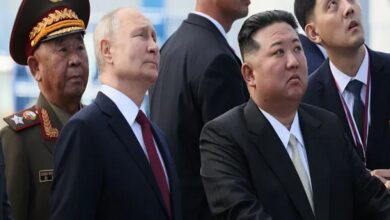 الرئيس الروسي ونظيره الكوري الشمالي