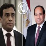 الرئيس السيسي ومحمد المنفي