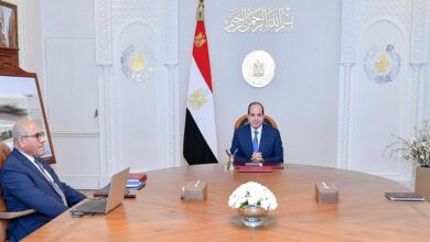 السيسي مع رئيس الهيئة العربية للتصنيع