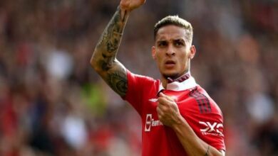 اللاعب البرازيلي انتوني