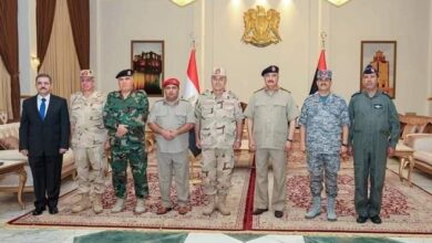 رئيس الأركان مع المشير خليفة حفتر