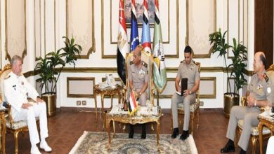 وزير الدفاع مع ممثل حلف شمال الأطلسي