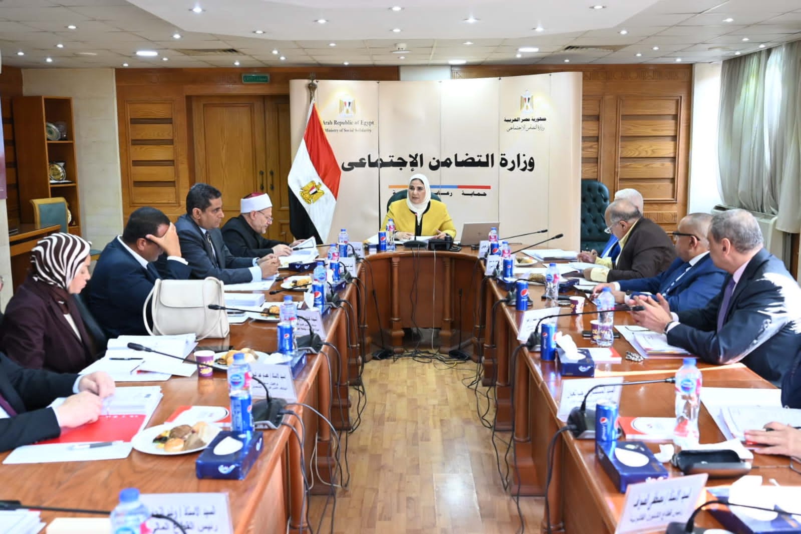 وزيرة التضامن الاجتماعي