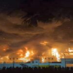 حريق بمديرية أمن الاسماعيلية