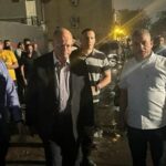 محافظ القاهرة بموقع الحادث