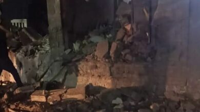 سقوط صاروخ في طابا