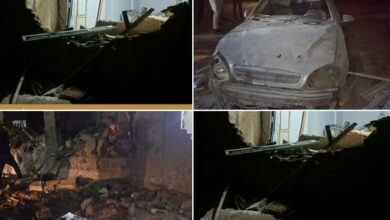 أثار سقوط صاروخ في طابا