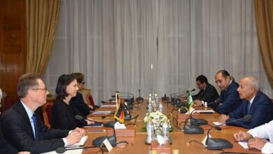 أبو الغيط مع وزيرة خارجية ألمانية