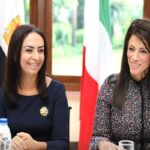 الدكتورة رانيا المشاط والدكتورة مايا مرسي