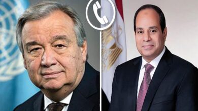 الرئيس السيسي و الأمين العام للأم المتحدة