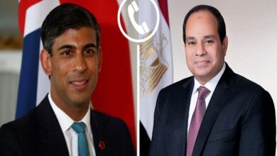 الرئيس السيسي ورئيس الوزراء البريطاني