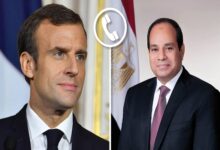 الرئيس عبدالفتاح السيسي ونظيره الفرنسي