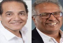 الفنان أشرف سرحان والكاتب فتحى سليمان