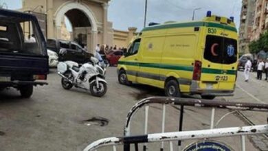صورة من موقع حادثة الاسكندرية