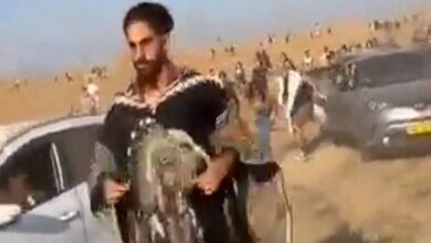 لحظة الهجوم وهروب الاسرائيليين