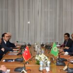 لقاء أبو الغيط ووزير الخارجية التركي