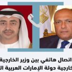 وزير الخارجية المصري مع نظيره الإماراتي