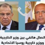 وزير الخارجية المصري ونظيره الروسي