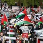 تظاهرات لدعم فلسطين