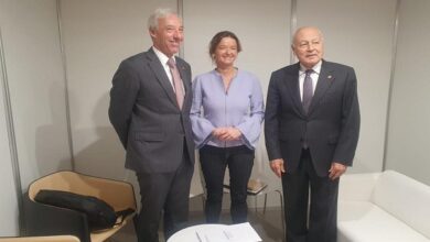 أبو الغيط مع وزيري خارجية البرتغال وسلوفينيا