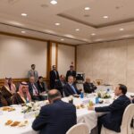اجتماع اللجنة الوزارية العربية مع وزير خارجية إسبانيا