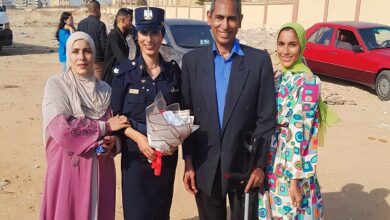 الإعلامي على أبو زيدان مع نجلته وأسرته