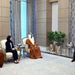 الدكتور مصطفى مدبولي مع وزير المالية البحريني