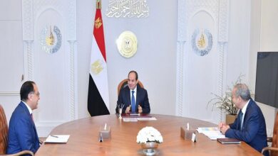 الرئيس السيسي مع الدكتور مصطفى مدبولي