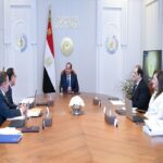 الرئيس السيسي مع المجموعة الوزارية الاقتصادية