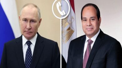 الرئيس السيسي ونظير الروسي