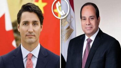 السيسي ورئيس وزراء كندا