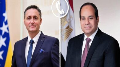 السيسي وعضو مجلس رئاسة البوسنة والهرسك