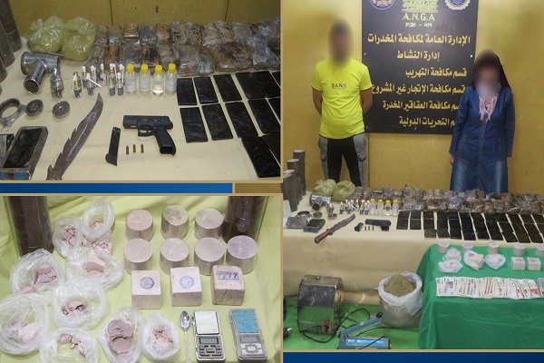 المتهمان والمضبوطات