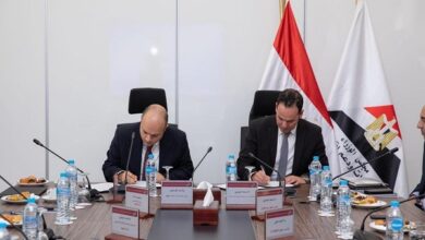 جانب من توقيع مذكرة التفاهم