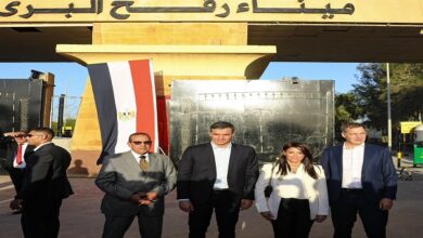 رئيسا وزراء إسبانيا وبلجيكا مع الدكتورة رانيا المشاط