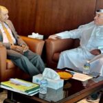 مدير منظمة التنمية الزراعية مع رئيس صندوق الإنماء العربي