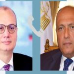 وزير الخارجية المصري ونظيره الألباني