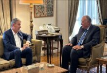 وزير الخارجية مع مفوض الأونروا