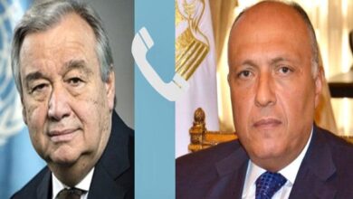 وزير الخارجية وسكرتير عام الأمم المتحدة