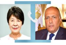 وزير الخارجية ونظيرته اليابانية