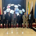 وفد المنظمة في زيارة للبنك الإسلامي بجدة