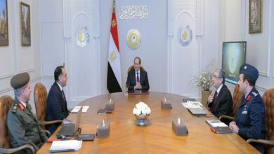اجتماع متابعة المشروع القومي للإنتاج الزراعي