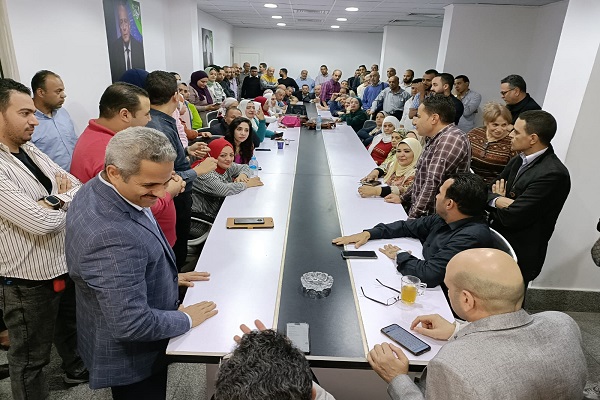 اعتصام الصحفيين بجريدة الوفد