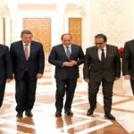 الرئيس السيسي مع المرشحين السابقين في الانتخابات