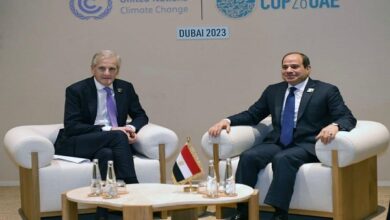 الرئيس السيسي مع رئيس وزراء النرويج